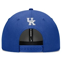 Men's Nike Royal Kentucky Wildcats Slanted Primetime Rise Performance Adjustable Hat