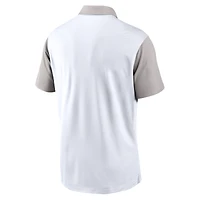 Men's Nike White/Gray Kentucky Wildcats Athletic Prep Legacy Logo Vapor Dri-FIT Polo