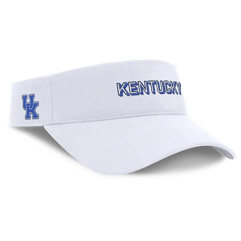 Visière ajustable Nike blanche Kentucky Wildcats 2025 pour homme