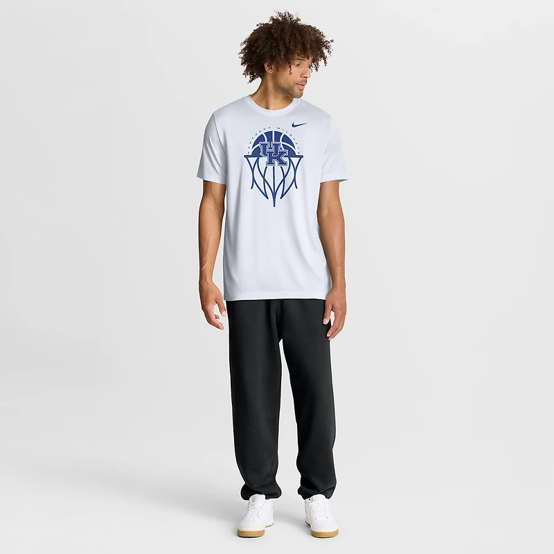 T-shirt Nike Dri-FIT blanc Kentucky Wildcats Basketball Icon Legend pour homme
