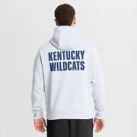 Sweat à capuche Nike blanc Kentucky Wildcats Basketball Two-Hit Club Fleece pour homme