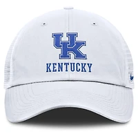 Casquette ajustable Nike blanche Kentucky Wildcats Club Trucker pour homme
