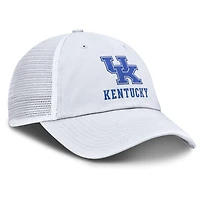 Casquette ajustable Nike blanche Kentucky Wildcats Club Trucker pour homme