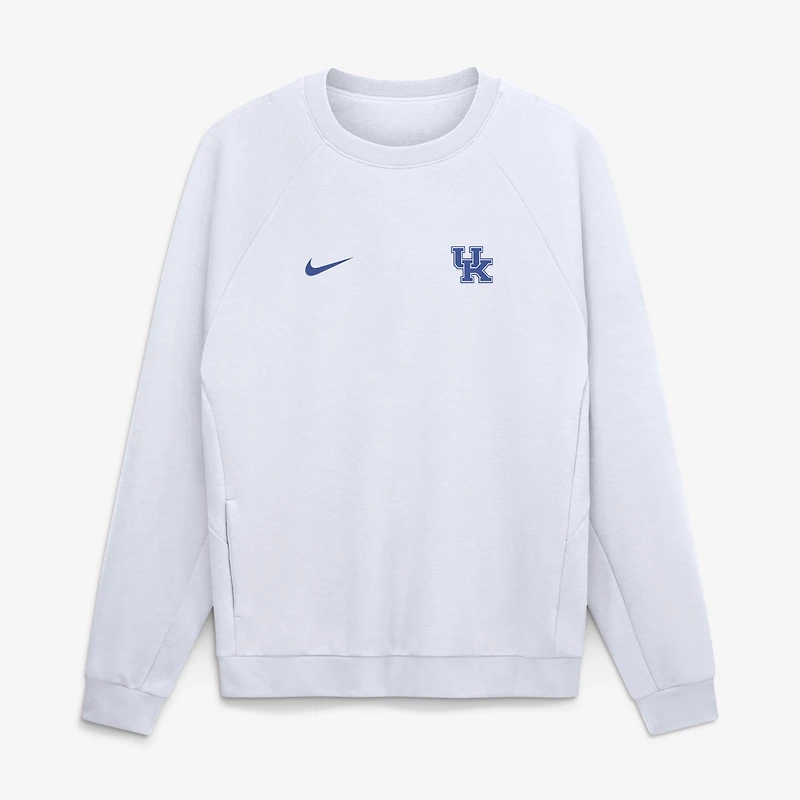 Men's Nike White Kentucky Wildcats Premium Performance Raglan Dri-FIT Sweatshirt