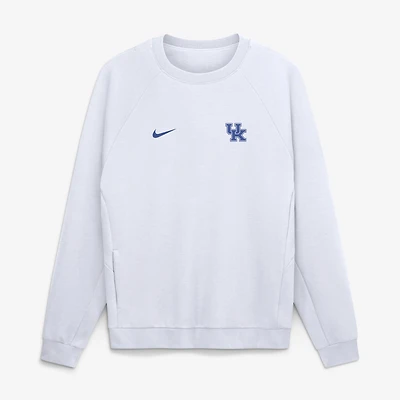 Men's Nike White Kentucky Wildcats Premium Performance Raglan Dri-FIT Sweatshirt