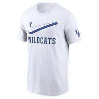 T-shirt Nike blanc Kentucky Wildcats Primetime 2-Hit Swoosh pour homme