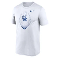 T-shirt Nike blanc pour homme Kentucky Wildcats Primetime Legend Icon Performance