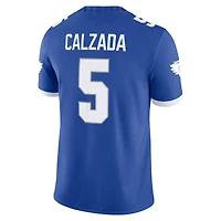 Men's Nike Zach Calzada Royal Kentucky Wildcats Home  NIL Football Game Jersey