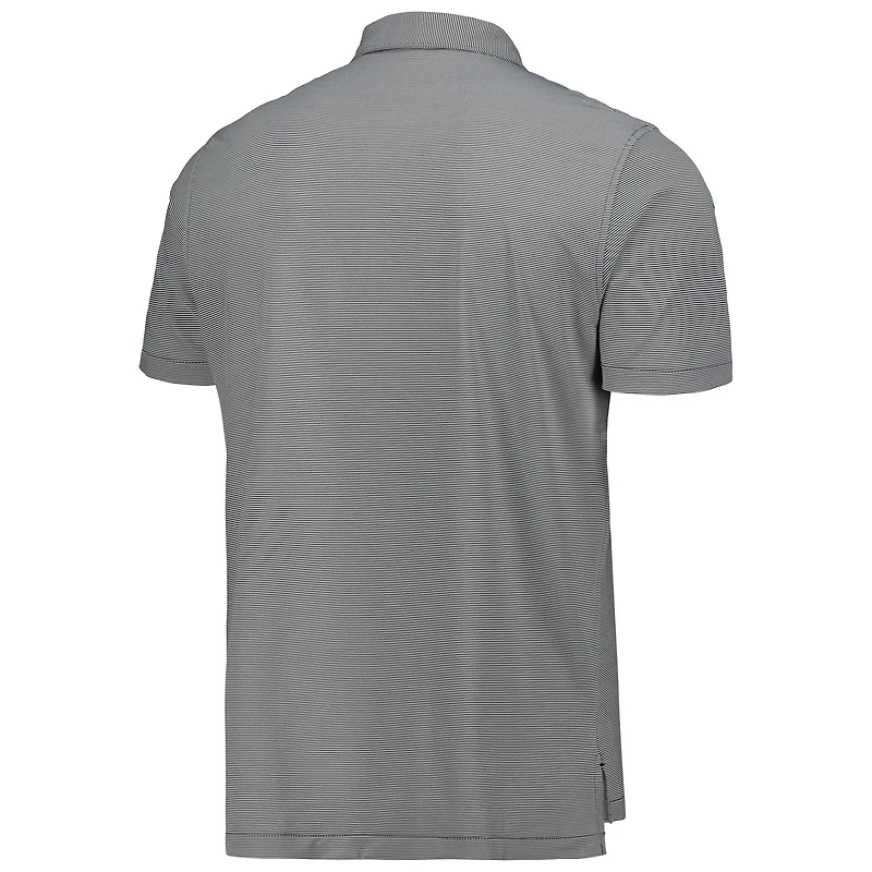 Men's Peter Millar Black Kentucky Wildcats Jubilee Striped Performance Jersey Polo