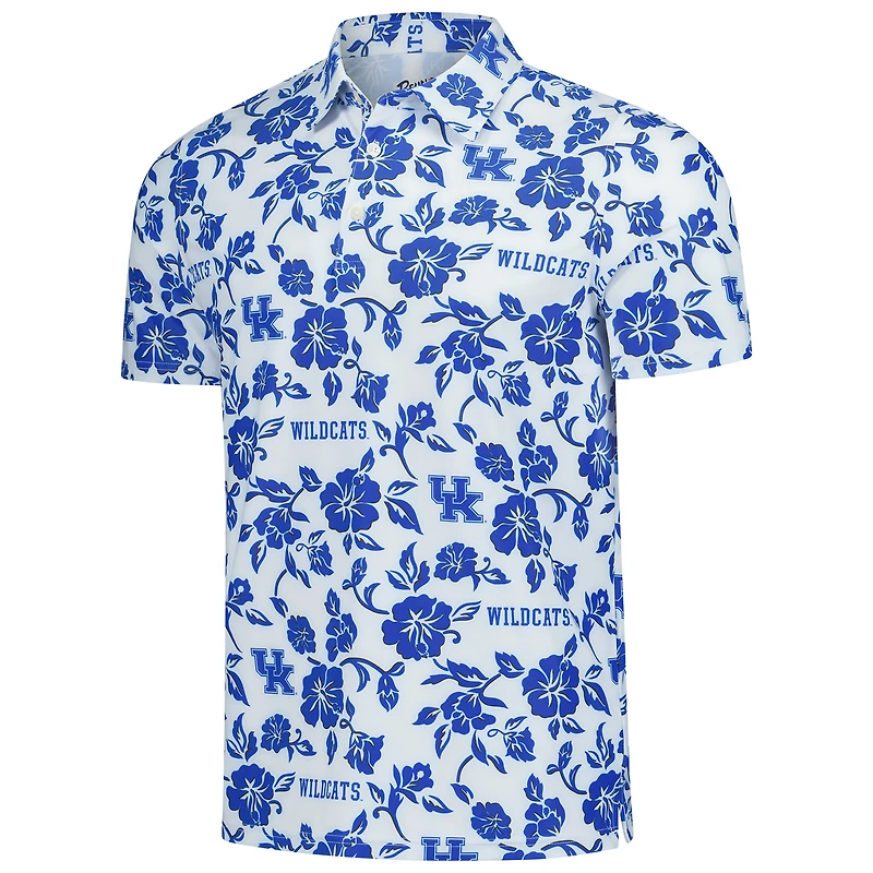 Men's Reyn Spooner  White Kentucky Wildcats Pua Performance Polo
