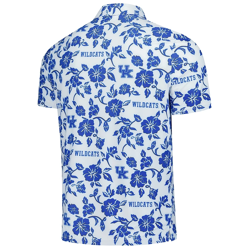 Men's Reyn Spooner  White Kentucky Wildcats Pua Performance Polo