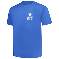 Men's Royal Kentucky Wildcats Big & Tall Mascot Overlay Essential Pocket T-Shirt