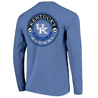 Men's  Royal Kentucky Wildcats Circle Seal Alumni Long-Sleeve T-Shirt