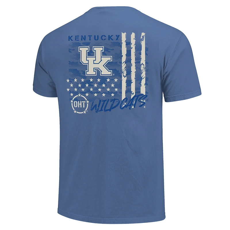 T-shirt camouflage Royal Kentucky Wildcats OHT pour homme