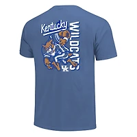 T-shirt homme Royal Kentucky Wildcats avec mascotte dessinée, couleurs confortables