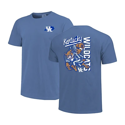 Men's Royal Kentucky Wildcats Sketched Mascot Comfort Colors T-Shirt