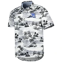 Men's Tommy Bahama Black Kentucky Wildcats Tropical Horizons Button-Up Shirt