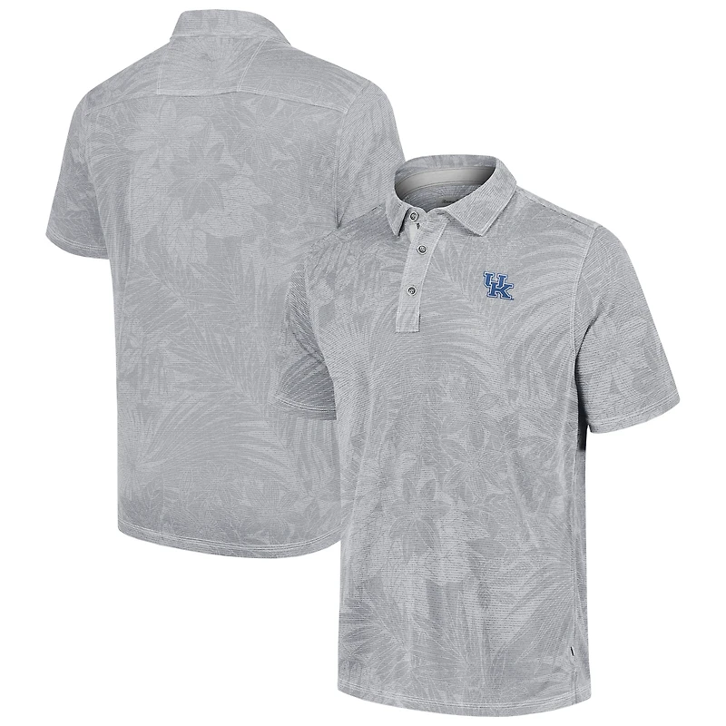 Men's Tommy Bahama Grey Kentucky Wildcats Sport Santiago Paradise Polo