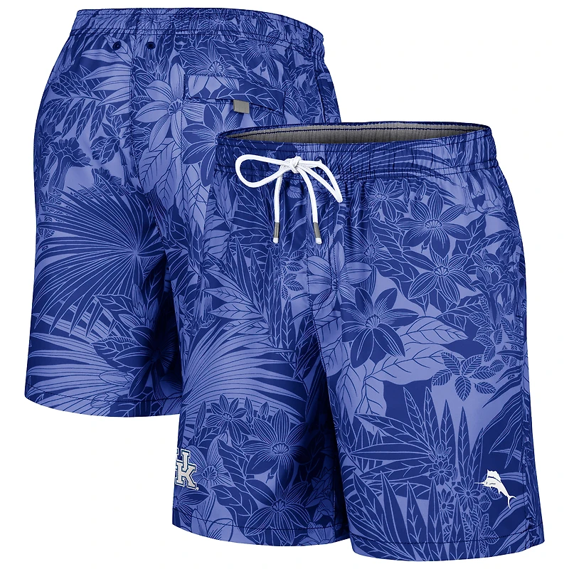 Short de bain Tommy Bahama Royal Kentucky Wildcats Santiago Palms pour homme