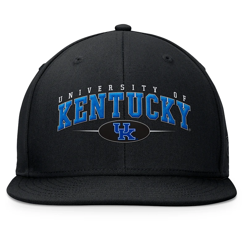Casquette Snapback Top of the World pour hommes, noire, Kentucky Wildcats Bullpen