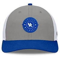 Casquette réglable Top of the World pour hommes, gris/Royal Kentucky Wildcats Rob Trucker