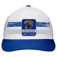 Casquette Top of the World White/Royal Kentucky Wildcats Retro Fade Snapback pour homme
