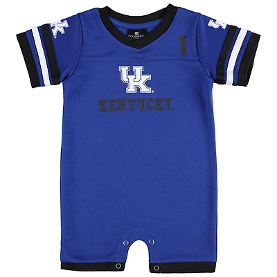Newborn & Infant Colosseum Royal Kentucky Wildcats Bumpo Football Romper