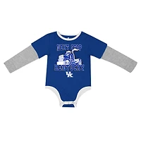 Newborn & Infant Colosseum Royal Kentucky Wildcats Next Stop Long Sleeve Bodysuit