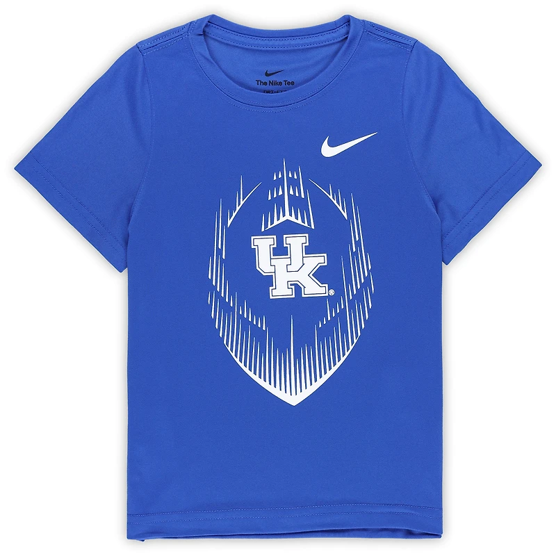 T-shirt de football Nike Royal Kentucky Wildcats Legend pour enfants d'âge préscolaire