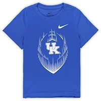 T-shirt de football Nike Royal Kentucky Wildcats Legend pour enfants d'âge préscolaire