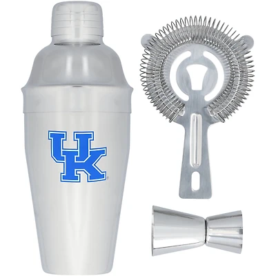 The Memory Company Kentucky Wildcats Ensemble shaker, passoire et doseur en acier inoxydable