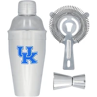 The Memory Company Kentucky Wildcats Ensemble shaker, passoire et doseur en acier inoxydable