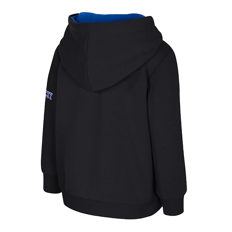 Sweat à capuche en polaire gros logo noir Colosseum pour tout-petits, motif Kentucky Wildcats