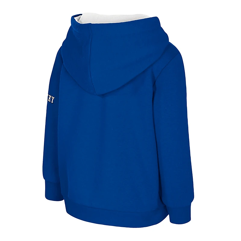 Sweat à capuche en polaire volumineux avec grand logo Colosseum Royal Kentucky Wildcats pour tout-petit
