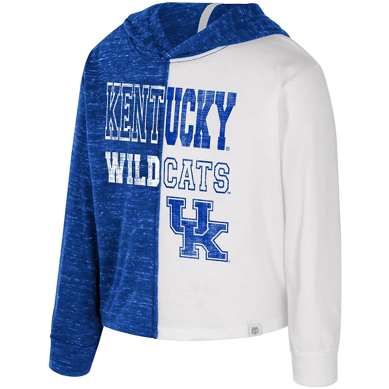 Sweat à capuche en tricot pour tout-petits Colosseum Royal Kentucky Wildcats Gals