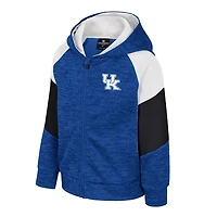 Toddler Colosseum Royal Kentucky Wildcats Spirit Hollow Full-Zip Hoodie