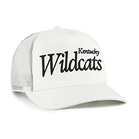 Casquette de camionneur ajustable unisexe '47 crème Kentucky Wildcats Foundation Script