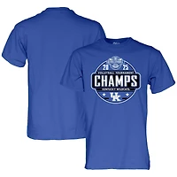 Unisex Blue 84 Royal Kentucky Wildcats 2025 SEC Women's Volleyball Conference Tournament Champions Locker Room T-Shirt