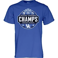 Unisex Blue 84 Royal Kentucky Wildcats 2025 SEC Women's Volleyball Conference Tournament Champions Locker Room T-Shirt
