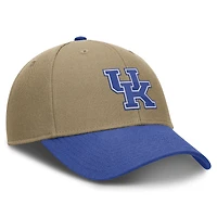 Unisex Nike Beige/Royal Kentucky Wildcats Primetime Rise Dri-FIT Adjustable Hat