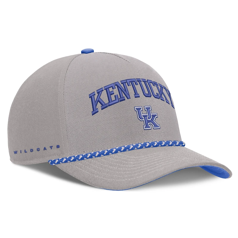 Unisex Nike Gray Kentucky Wildcats Primetime Rise Rope Adjustable Hat