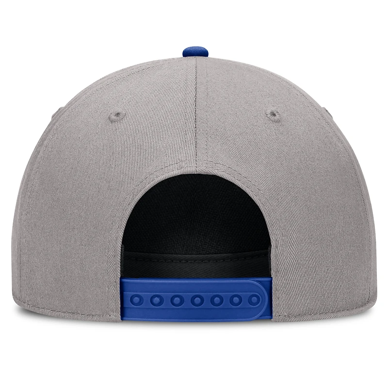 Casquette unisexe Nike grise Kentucky Wildcats Primetime Rise Rope ajustable