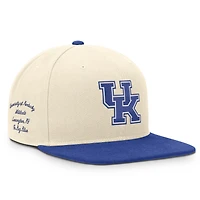 Unisex Nike  Natural/Royal Kentucky Wildcats Campus Prep Snapback Hat