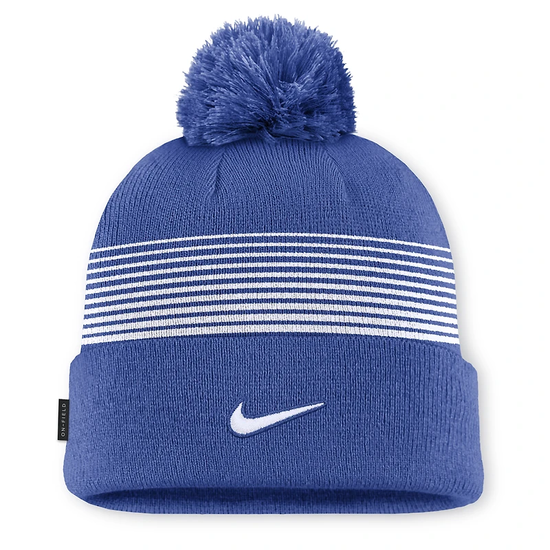 Unisex Nike Royal Kentucky Wildcats 2026 On-Field Cuffed Knit Hat with Pom
