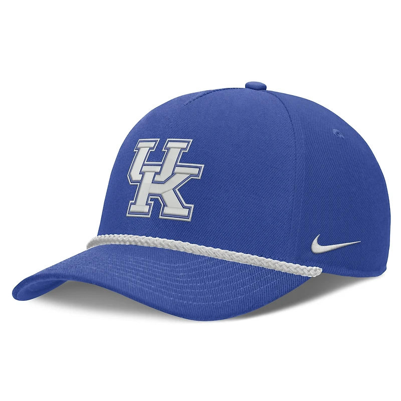 Casquette unisexe Nike Royal Kentucky Wildcats Rope Rise ajustable