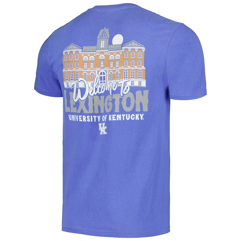 Unisex Royal Kentucky Wildcats Hyper Local Welcome to Campus T-Shirt