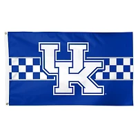 Drapeau de luxe à rayures horizontales WinCraft Kentucky Wildcats 3' x 5' (91 x 152 cm) à une face