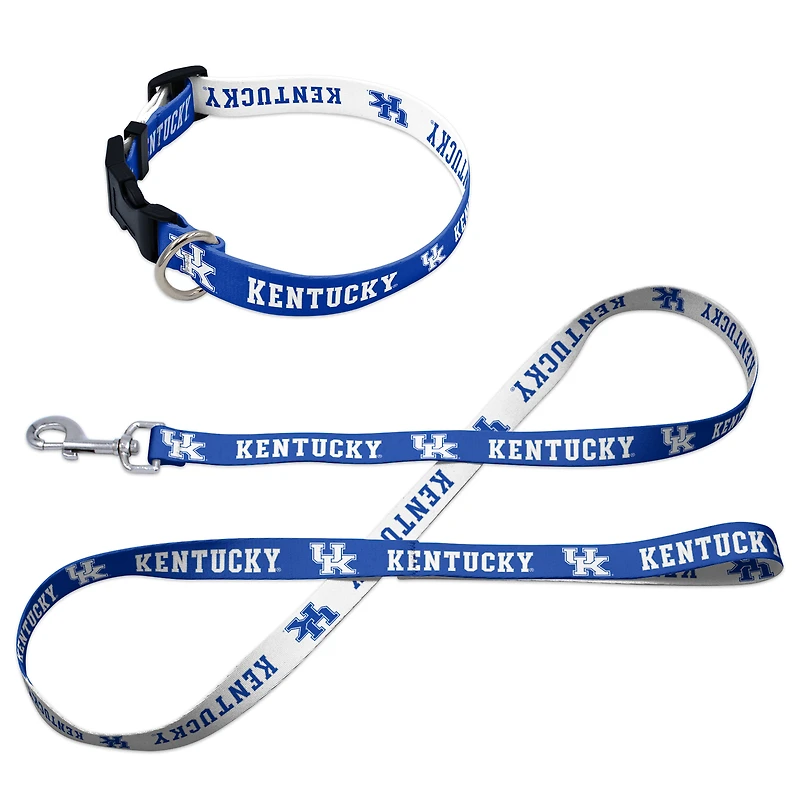 Ensemble laisse et collier pour animaux de compagnie WinCraft Kentucky Wildcats