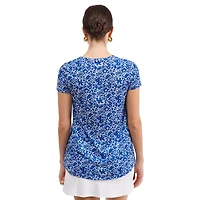 Women's Smith & Quinn Blue Kentucky Wildcats Blake Floral V-Neck Top