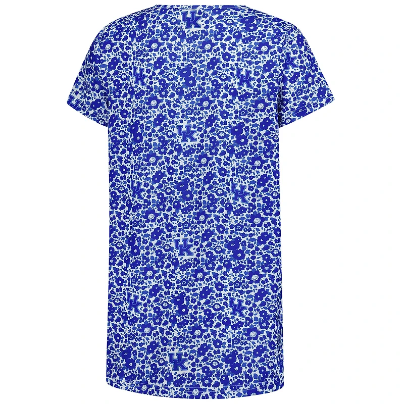 Women's Smith & Quinn Blue Kentucky Wildcats Blake Floral V-Neck Top